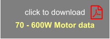 click to download 70 - 600W Motor data